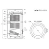 Kép 5/7 - Sunsystem SON 750 indirekt HMV tartály - műszaki rajz