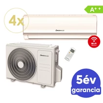 Centrometal AC-Cm MQ-36000 oldalfali split hűtő/fűtő klíma 4 db beltéri egységgel (R32 - 10,6 kW)