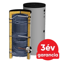 SUNSYSTEM SWP 2N 750 indirekt használati meleg víz tartály hőszivattyúhoz (750 liter) - 2 hőcserélővel