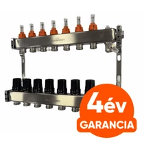 TermoJET 7 körös rozsdamentes osztó-gyűjtő áramlásmérővel