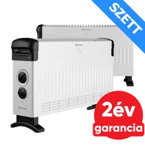 Thermex elektromos fűtőpanel, konvektor manuális hőfokszabályzóval 2000 W fehér - 2 db szett