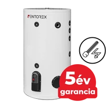 rozsdamentes, egy megnövelt hőcserélős álló indirekt HMV tartály hőszivattyúhoz 1000 liter / WENTOREX 