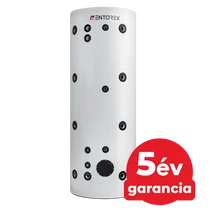 padlón álló rozsdamentes hűtési-fűtési puffer tartály hőszivattyúhoz, 3 kW, beépített hőcserélővel / 500 liter