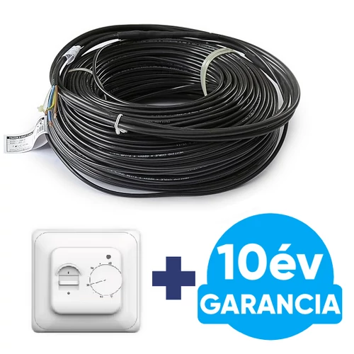 WENTOREX U-HEAT Cable elektromos fűtőkábel 8,5 méter / 160 Watt + manuális termosztát - padlófűtés szett