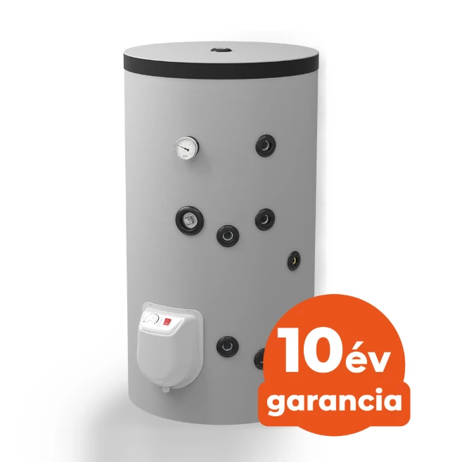 ELDOM Green Line S 150 álló indirekt HMV tartály (150 liter / 1 hőcserélő / 3 kW elektromos fűtőbetét)