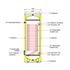 Kép 9/10 - APAMET HP BOT 500 indirekt használati meleg víz tartály hőszivattyúhoz (500 liter) - 1 hőcserélővel