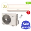 Kép 1/4 - Centrometal AC-Cm MT-27000 oldalfali split hűtő/fűtő klíma 3 db beltéri egységgel (R32 - 7,9 kW)