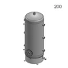 Kép 5/6 - Centrometal HB 200 rozsdamentes INOX hűtési és fűtési puffer tartály