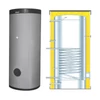 Kép 3/5 - Centrometal TB 600 INOX indirekt használati meleg víz tartály (545 liter) - 1 hőcserélővel
