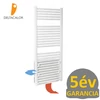 Deltacalor Goccia 750 + 800 Watt elektromos törölközőszárítós radiátor párátlanító funkcióval (fehér - 500 mm)