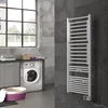 Kép 3/7 - Deltacalor PAPILLON Double 500 Watt elektromos törölközőszárítós radiátor - 2 db nyitható radiátor taggal (fehér)