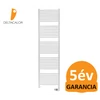 Deltacalor Recto C Mix 1000 Watt központi fűtési rendszerre köthető elektromos törölközőszárítós radiátor (fehér)