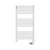 Deltacalor Recto C Mix 500 Watt központi fűtési rendszerre köthető elektromos törölközőszárítós radiátor (fehér)