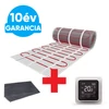 Kép 1/23 - 15 m2 U-HEAT fűtőszőnyeg + 15 m2 U-HEAT polisztirol szigetelő lap + WI-FI Control Touch szobatermosztát szett