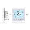 Kép 2/4 - WENTOREX Control FE-3 WiFi érintőgombos szobatermosztát padlóhőmérséklet érzékelővel elektromos padlófűtéshez (16A)