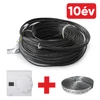 Kép 1/9 - FALCON U-HEAT Cable elektromos fűtőkábel 1200 Watt (18 W/m)