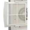 Kép 4/7 - Radialight WINDY VISIO falra szerelhető fürdőszobai fűtő ventilátor törülköző tartóval és tükörrel (1000 / 1800 Watt)
