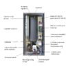 Kép 6/8 - SENKO SENel Combi WiFi 12 kW elektromos kazán fűtéshez és átfolyós rendszerű használati meleg víz előállításhoz