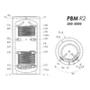 Kép 5/5 - Sunsystem PBM R2 800 fűtési puffer tartály - műszaki rajz