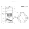 Kép 5/7 - Sunsystem SN 400 indirekt HMV tartály - részegységek