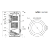 Kép 5/7 - Sunsystem SON 300 indirekt HMV tartály - műszaki rajz