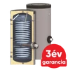 Kép 1/7 - SUNSYSTEM SWP 2N 500 indirekt használati meleg víz tartály hőszivattyúhoz (500 liter) - 2 hőcserélővel