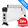 Kép 1/10 - Thermex elektromos fűtőpanel, konvektor manuális hőfokszabályzóval 2000 W fehér - 2 db szett