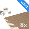 Kép 1/5 - U-HEAT polisztirol szigetelőlap szett 6 mm - 4,8 m²  /  60 x 100 cm