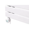 Kép 4/8 - WENTOREX Asymmetric Electric 400 Watt elektromos törölközőszárító radiátor (fehér - 500 mm)