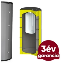 Centrometal CAS-B 1003 fűtési puffer tartály hőszigeteléssel és rozsdamentes HMV tartállyal (920 liter)