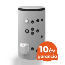 ELDOM Green Line S2 150 álló indirekt HMV tartály (150 liter / 2 hőcserélő / 3 kW elektromos fűtőbetét)