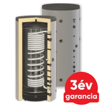 1000 liter - fűtési puffer tartály 1 rozsdamentes HMV hőcserélővel 1000 liter - fűtési puffer tartály 1 rozsdamentes HMV hőcserélővel