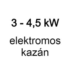 Kazánok 3 - 4,5 kW hőteljesítményben