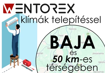 Klímaszerelés Baján és 50 km-es körzetében! 