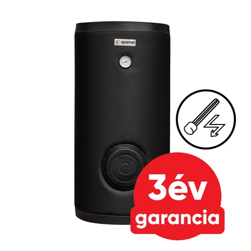 APAMET S2 BOT 150 álló indirekt HMV tartály (150 liter / 2 hőcserélő /  3 kW fűtőbetéttel)
