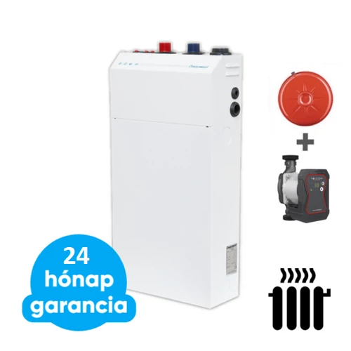 Centrometal El-Cm Basic &quot;Szett&quot; 18 kW elektromos kazán központi fűtéshez tágulási tartállyal és keringető szivattyúval