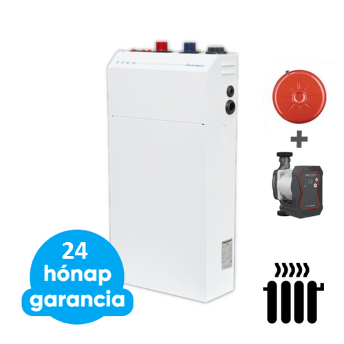 Centrometal El-Cm Basic &quot;Szett&quot; 12 kW elektromos kazán központi fűtéshez tágulási tartállyal és keringető szivattyúval