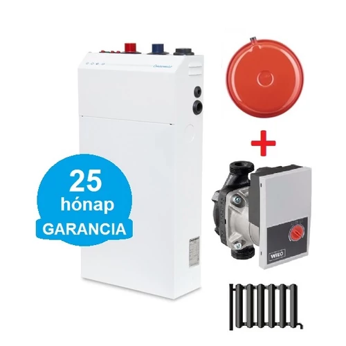 Centrometal El-Cm Basic &quot;Szett&quot; 27 kW elektromos kazán központi fűtéshez tágulási tartállyal és keringető szivattyúval