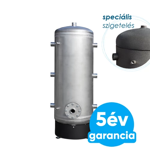 Centrometal HB 200 rozsdamentes INOX hűtési és fűtési puffer tartály