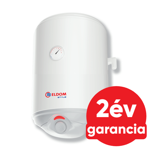 ELDOM Style 30 literes zománcozott elektromos vízmelegítő (1,5 kW)