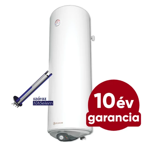 ELDOM Eureka DA-150 - csökkentett szervizigényű elektromos vízmelegítő (150 liter / 2,4 kW / 462 mm Ø)