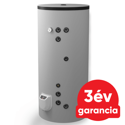 ELDOM Green Line S21 500 álló indirekt HMV tartály (500 liter / 2 párhuzamos hőcserélő / 9 kW elektromos fűtőbetét)