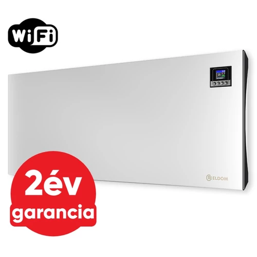 ELDOM Galant 30 WiFi elektromos fűtőpanel programozható vezérléssel (3000 Watt - iOS és Android)