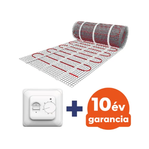20 m2 U-HEAT fűtőszőnyeg + 12 m2 U-HEAT Manuális fali termosztát szett