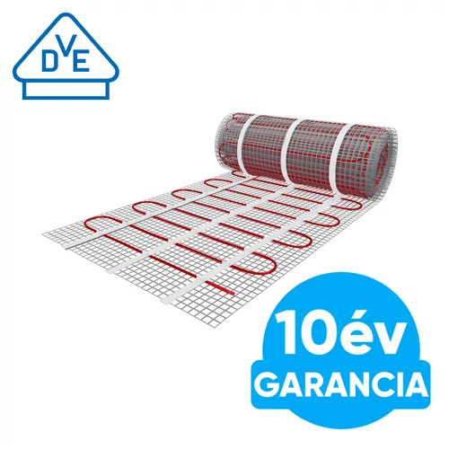U-HEAT elektromos fűtőszőnyeg 6 m2 = 900 W padlófűtés