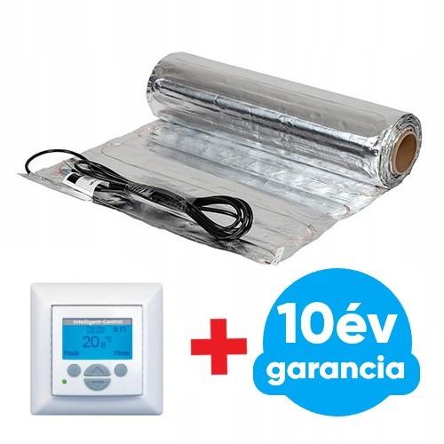 FALCON U-HEAT Alu-Mat elektromos fűtőszőnyeg laminált padlóhoz 10 m2 = 1400 Watt (140 W/m2) + MAGNUM Intelligent Control Digitális termosztát szett