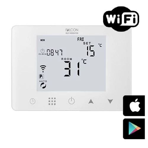 FALCON RF-WIFI Control programozható digitális vezeték nélküli szobatermosztát