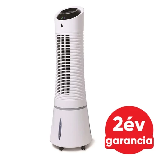 Radialight AER DOMUS hordozható léghűtő ventilátor párásító funkcióval, időzíthető vezérléssel (45 Watt)