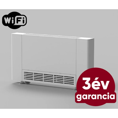 RUBYNOR AMG 1090 WiFi extra vékony, parapet - fali fan coil (2/3,7 kW - jobb oldali termosztát)