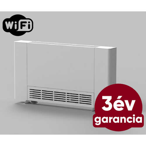 RUBYNOR AMG 1090 WiFi extra vékony, parapet - fali fan coil (2/3,7 kW - bal oldali termosztát)